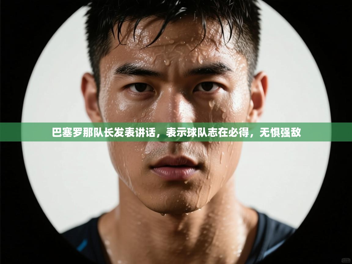 巴塞罗那队长发表讲话，表示球队志在必得，无惧强敌